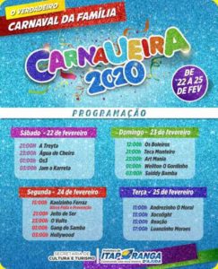 Carnaval 2020 - Praia da Caueira @ Praia da Caueira